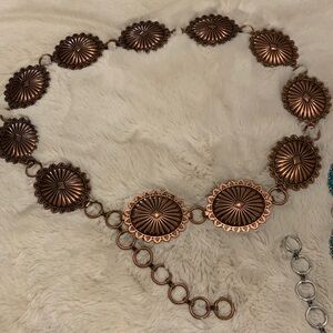 New without tags western style Copper Concho Belt